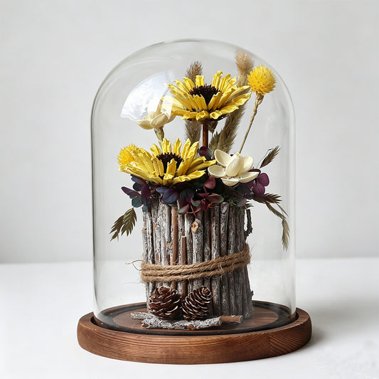 Rustic Woodland Glass Dome
