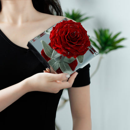 The Single Large Mirror Rose-Acrylic Promise