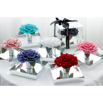 The Single Large Mirror Rose-Acrylic Promise
