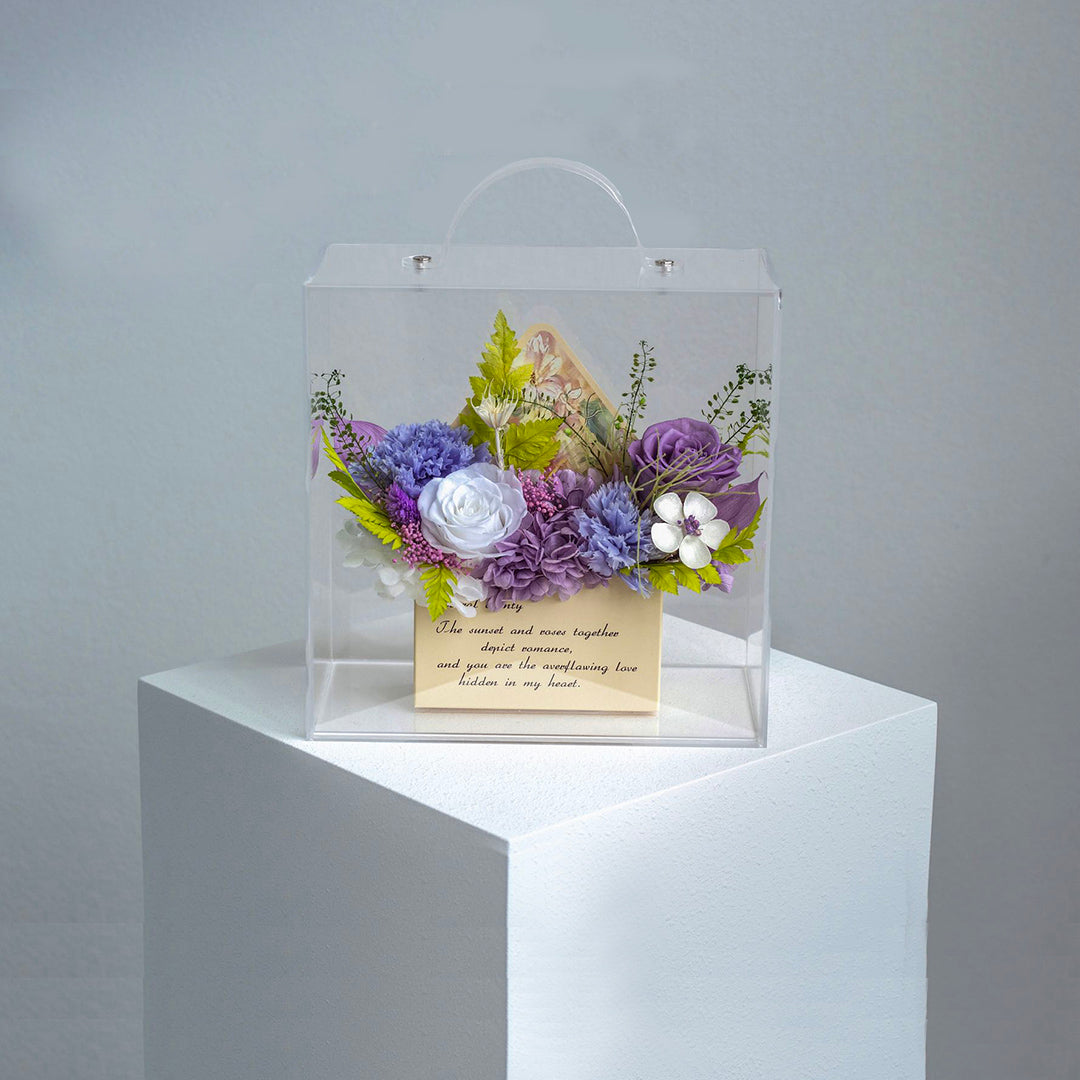 The Letter of Love: Preserved Flower Envelope Box
