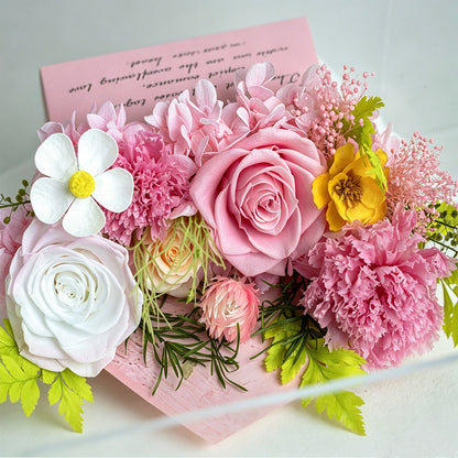 The Letter of Love: Preserved Flower Envelope Box