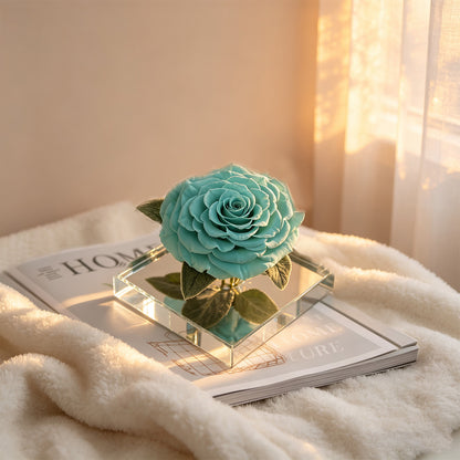 The Single Large Mirror Rose-Acrylic Promise