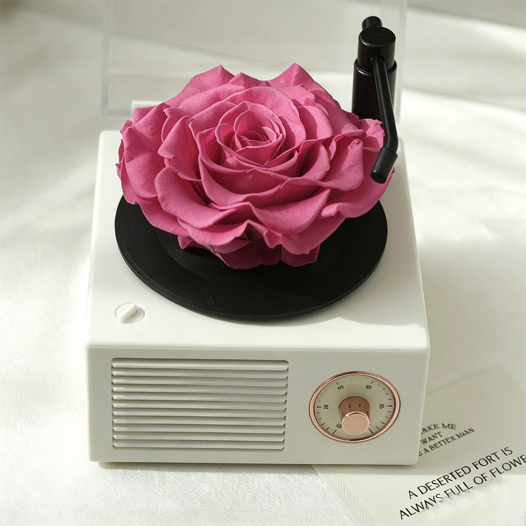 Eternal Flower Record Player USB Bluetooth