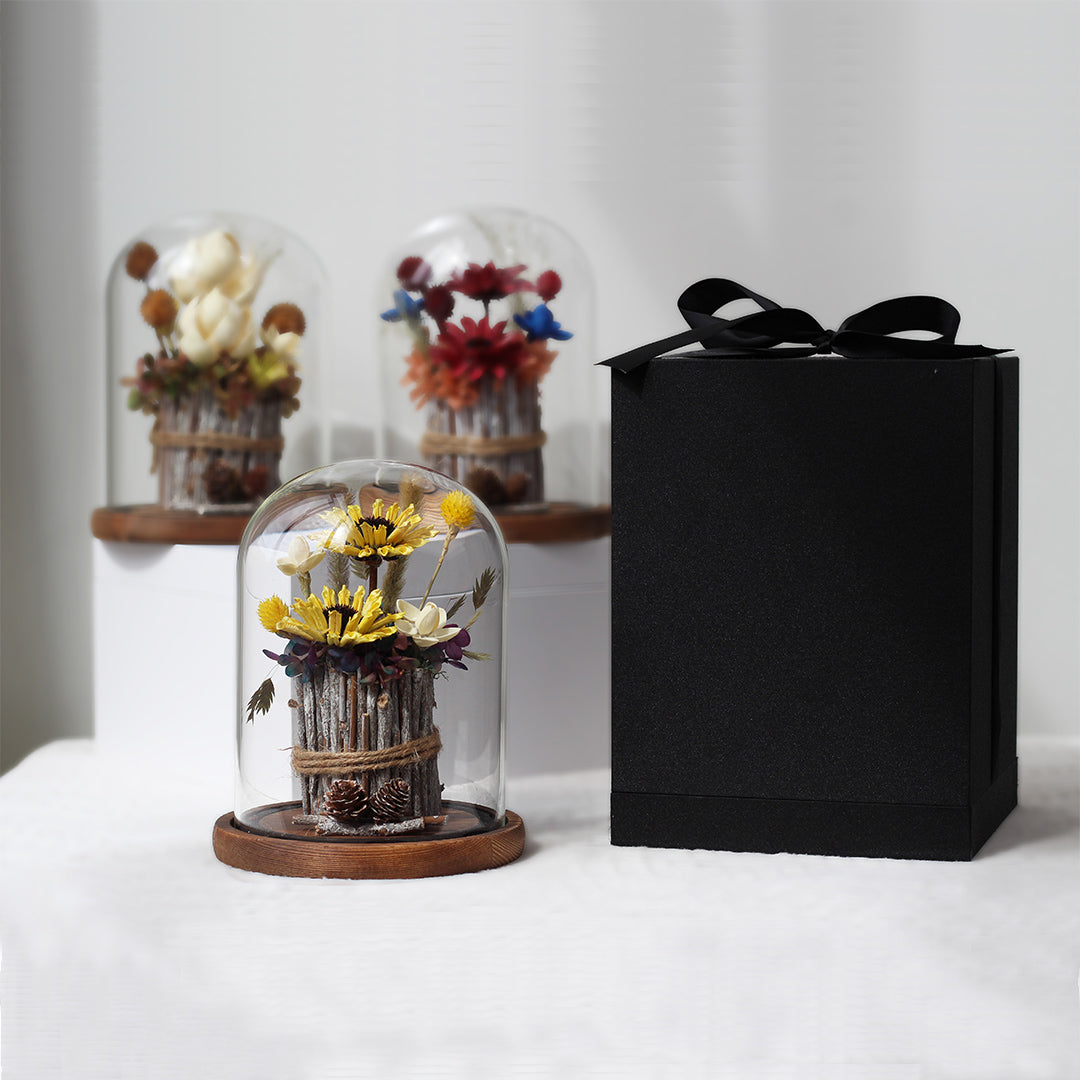 Rustic Woodland Glass Dome