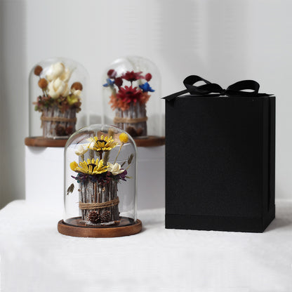 Rustic Woodland Glass Dome