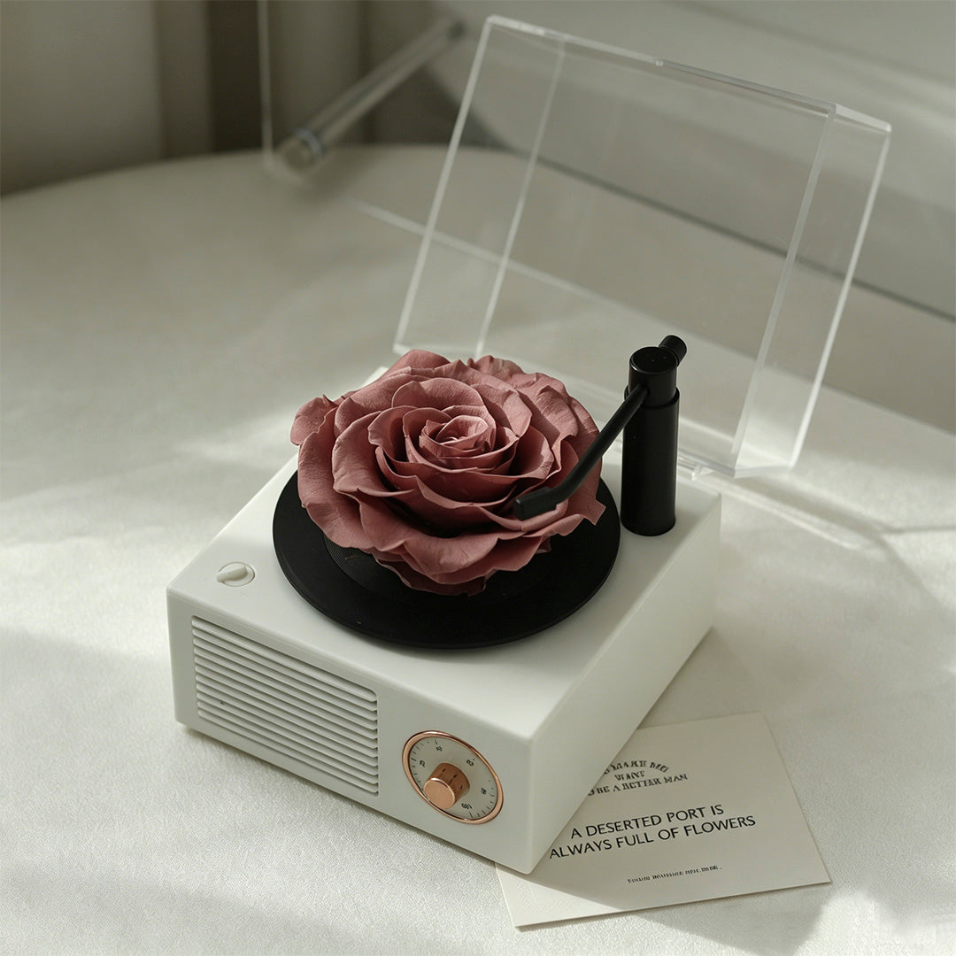 Eternal Flower Record Player USB Bluetooth