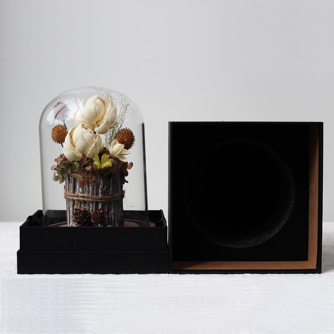 Rustic Woodland Glass Dome