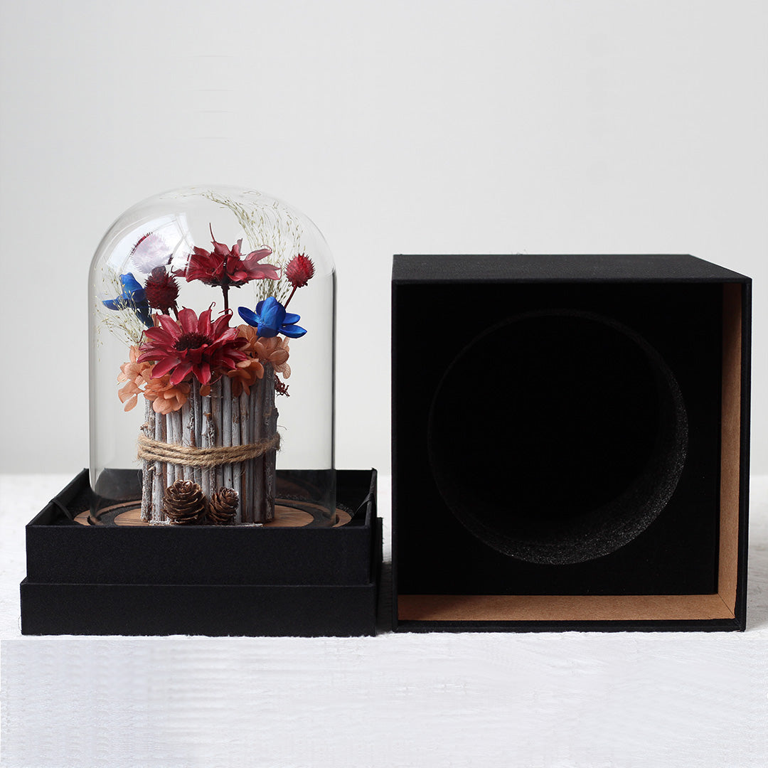 Rustic Woodland Glass Dome