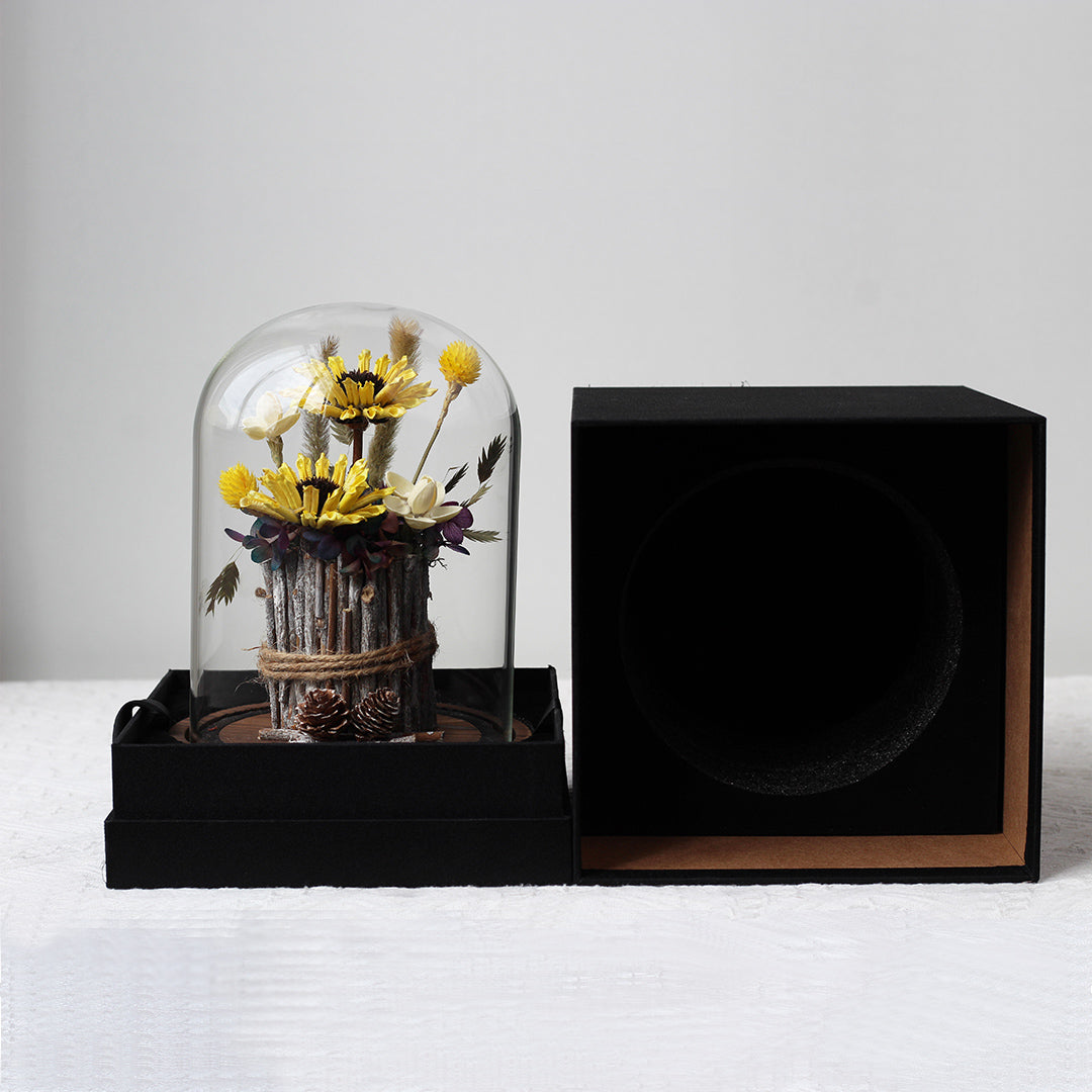Rustic Woodland Glass Dome
