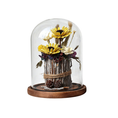 Rustic Woodland Glass Dome