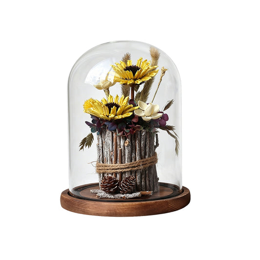 Rustic Woodland Glass Dome