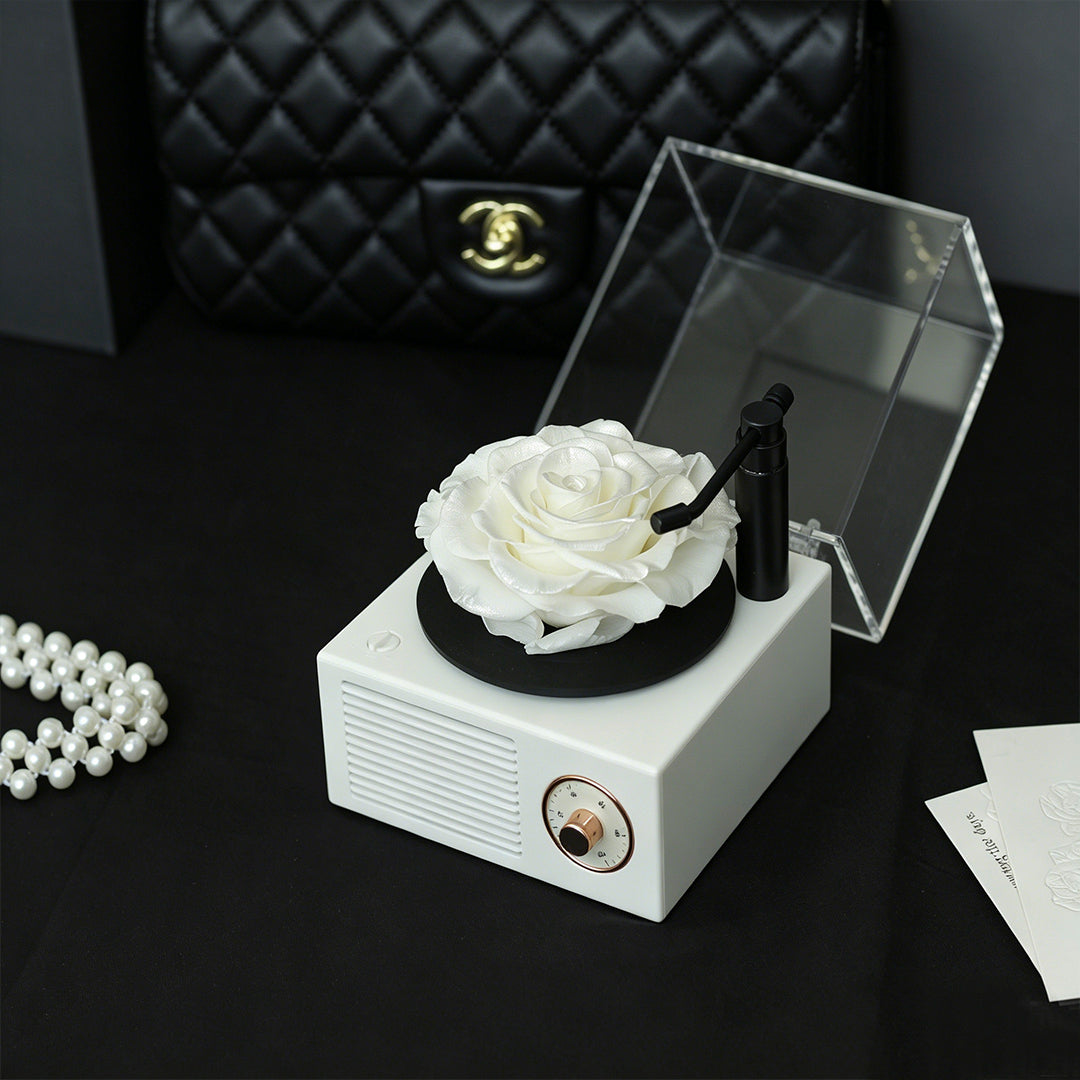 Eternal Flower Record Player USB Bluetooth